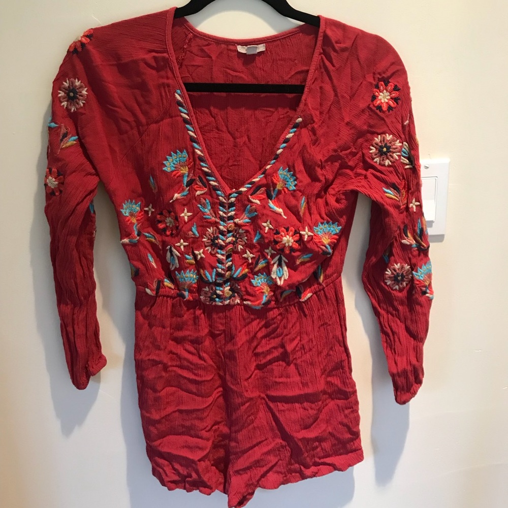 Ecote red romper